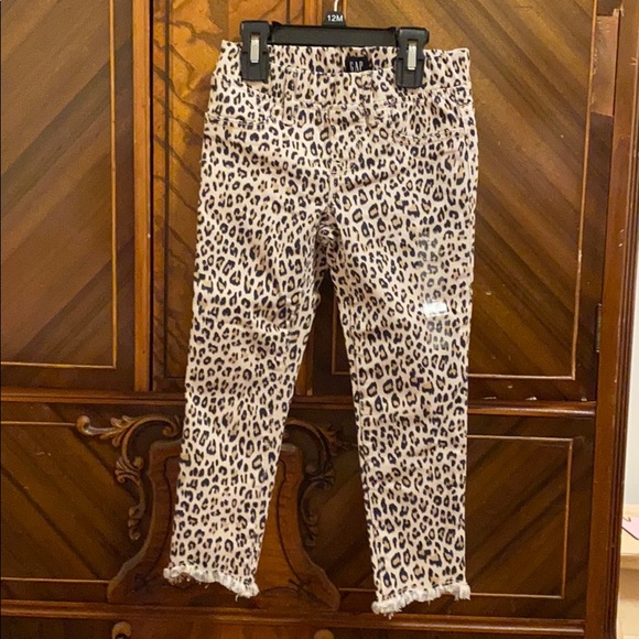 GAP Other - NWOT leopard skinny jeans